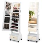 LIVSK Multifunctionele Juwelenkast met Spiegel en LED-verlic, Verzenden, Nieuw