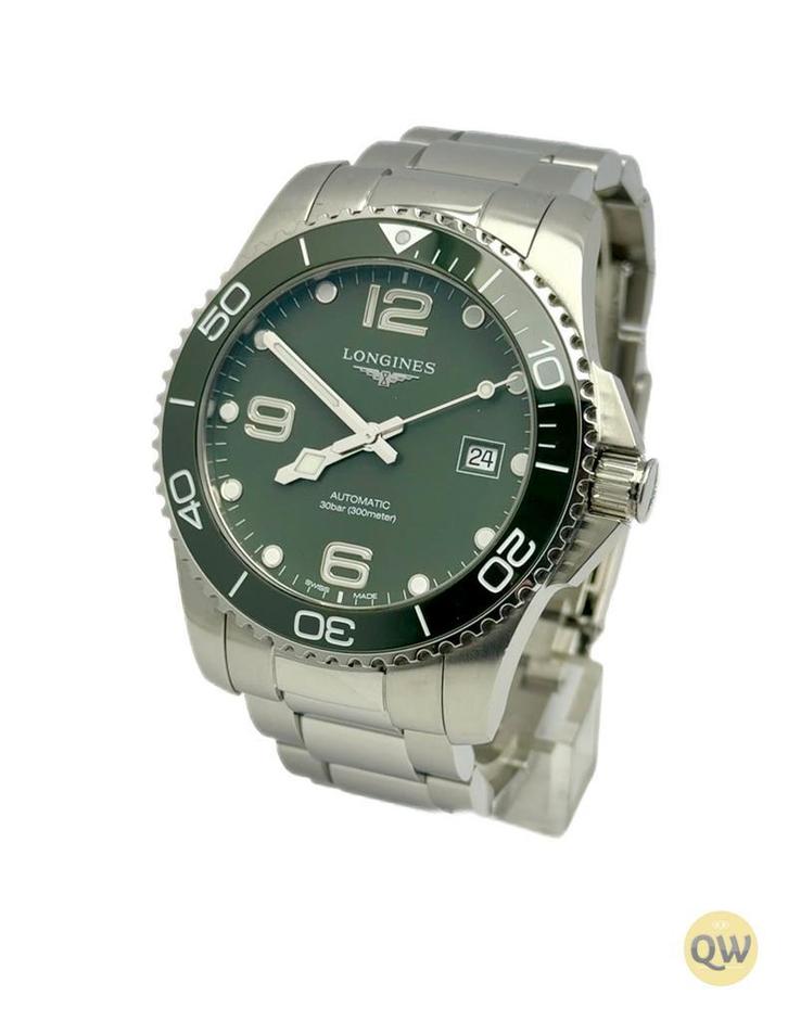 Longines Hydroconquest Green, Sieraden, Tassen en Uiterlijk, Horloges | Heren, Zo goed als nieuw, Ophalen of Verzenden