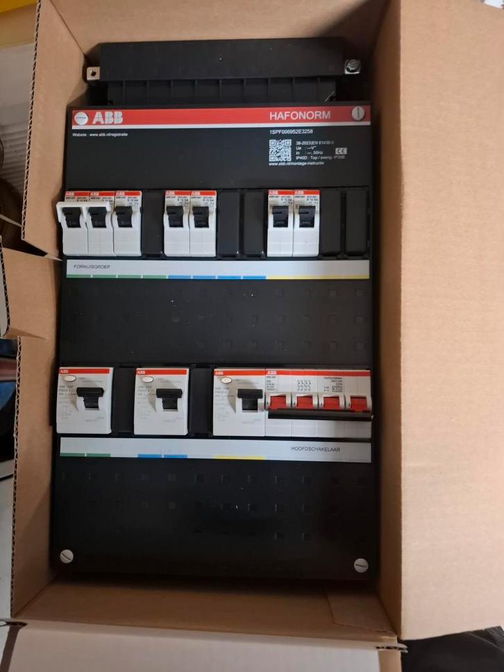ABB 3-fase groepenkast nieuw in doos, Doe-het-zelf en Verbouw, Elektra en Kabels, Nieuw, Overige typen, Ophalen of Verzenden