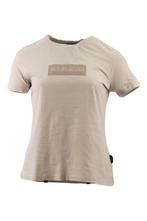 Napapijri T-shirt in maat S Beige, Kleding | Dames, Napapijri, Verzenden, Zo goed als nieuw, Beige
