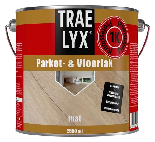 Trae lyx parket vloerlak mat, 2,5 liter, Doe-het-zelf en Verbouw, Verf, Beits en Lak, Nieuw, Verzenden