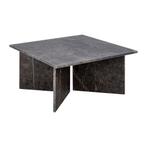 *WOONWINKEL* Vierkante Salontafel Marmer Marron, Huis en Inrichting, Tafels | Salontafels, Verzenden, Nieuw