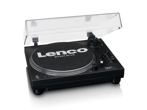 Lenco - L-3818BK - Platenspeler met USB - Stereo - Stofkap -, Huis en Inrichting, Woonaccessoires | Overige, Nieuw, Verzenden