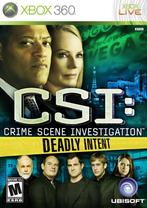 CSI: Crime Scene Investigation - Deadly Intent Xbox 360, Avontuur en Actie, 1 speler, Ophalen of Verzenden, Zo goed als nieuw