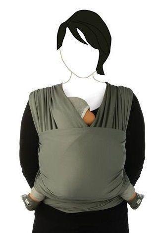 Babylonia Tricot-Slen Cool Moon Mist Grey Draagdoek, Kinderen en Baby's, Babydragers en Draagdoeken, Nieuw, Verzenden