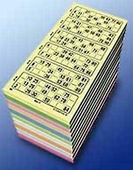 Bingoblokken (Bingo en loterij, Feestartikelen)