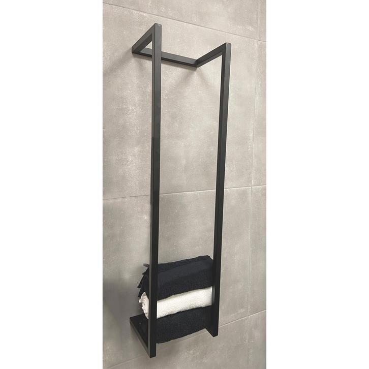 Wiesbaden Loft - Handdoekrek - 95x25x20cm - Mat Zwart, Huis en Inrichting, Badkamer | Badtextiel en Accessoires, Nieuw, Ophalen of Verzenden