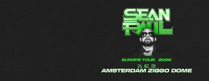 Sean Paul - Ziggo Dome 24 februari 2026, Tickets en Kaartjes, Concerten | R&B en Hiphop