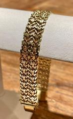 Prachtige Massief Gouden Armband 14 KRT // Lengte 19,5 cm, Sieraden, Tassen en Uiterlijk, Armbanden, Ophalen of Verzenden, Zo goed als nieuw