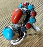 Statement ring - Verenigde Staten Vintage Navajo-ring, Antiek en Kunst