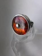 Zilver, Amber - Ring - Art Deco-stijl, Antiek en Kunst
