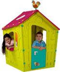 Speelhuisje voor buiten - kinder speelhuis - groen - 146x110