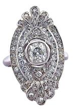 Ring Platina Diamant (Natuurlijk), Sieraden, Tassen en Uiterlijk, Ringen, Nieuw