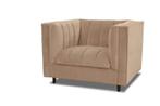 Fauteuil Joure - fauteuils - Beige, Huis en Inrichting, Nieuw, Stof