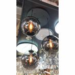 Hanglamp Smoke Glas 3-Licht, Huis en Inrichting, Lampen | Overige, Nieuw, Verzenden