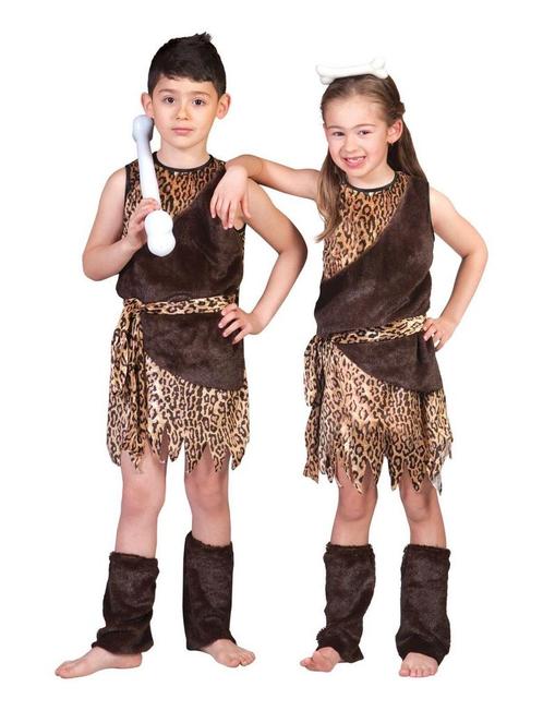 Holbewoner Kostuum Kind, Kleding | Dames, Carnavalskleding en Feestkleding, Nieuw, Ophalen of Verzenden