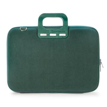 Bombata Velluto 15.6 / 16 inch Laptoptas Ribfluweel Groen beschikbaar voor biedingen