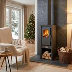 Houtkachel 8kW Antraciet | ECO Design | OP=OP, Ophalen of Verzenden, Nieuw, Vrijstaande haard, Houthaard