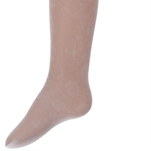 Panty wit met bloemmotief- 98/104 NIEUW, Kinderen en Baby's, Kinderkleding | Schoenen en Sokken, Meisje, Nieuw, Ophalen of Verzenden