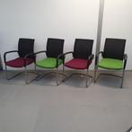 Ahrend vergaderstoelen - paarse en groene stof / netweave zw, Huis en Inrichting, Stoelen, Ophalen of Verzenden, Nieuw