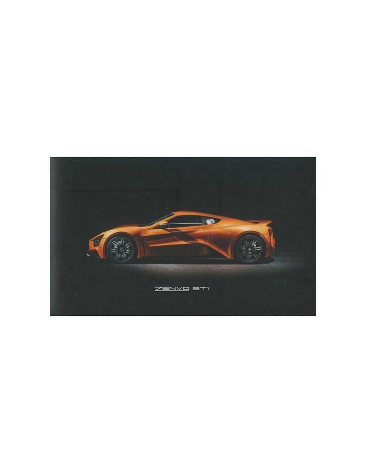 2014 ZENVO ST1 BROCHURE ENGELS, Boeken, Auto's | Folders en Tijdschriften