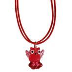 Kinderketting Rood met Uiltje NIEUW, Sieraden, Tassen en Uiterlijk, Kettingen, Ophalen of Verzenden, Nieuw, Rood