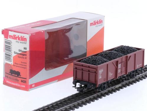 Schaal H0 Märklin 4431 Open goederenwagen met kolen als l.., Hobby en Vrije tijd, Modeltreinen | H0, Wisselstroom, Analoog, Gebruikt