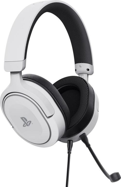 Trust GXT498W Forta - Gaming Headset - Licensed voor PS5 - W, Audio, Tv en Foto, Koptelefoons, Nieuw, Verzenden
