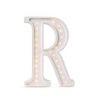 Houten letter lamp R – handgemaakt en sfeervolle verlicht., Kinderen en Baby's, Kinderkamer | Inrichting en Decoratie, Ophalen of Verzenden