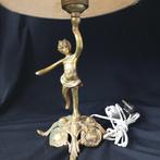 Nachtlampje (2) - Set vintage koperen tafellampen - Messing,, Antiek en Kunst