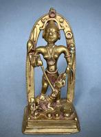 sculptuur, Mahisuramardin, bronzo a cera persa con, Antiek en Kunst