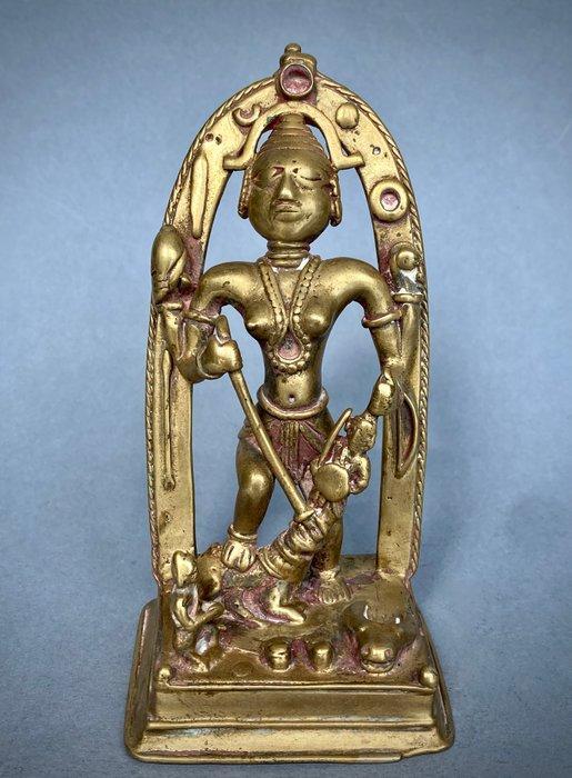 sculptuur, Mahisuramardin, bronzo a cera persa con, Antiek en Kunst, Kunst | Niet-Westerse kunst