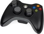 Microsoft Xbox 360 Controller - Zwart, Verzenden, Zo goed als nieuw