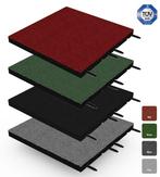 Rubber tegel met pen- en gat verbinding 50x50 cm - 45 mm, Tuin en Terras, Tegels en Klinkers, Verzenden, Nieuw