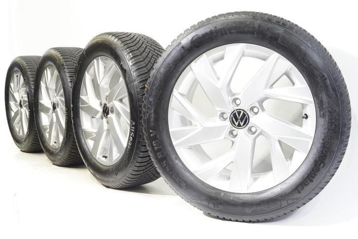 VW Tiguan 5N 18 inch Frankfurt velgen + All-Seasonbanden Con, Auto-onderdelen, Banden en Velgen, Velg(en), Gebruikt, 18 inch, Ophalen of Verzenden