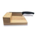 Kaassnijder | Houten Plank | RVS Mes | 290x190x60(h)mm Vin, Verzenden, Nieuw in verpakking