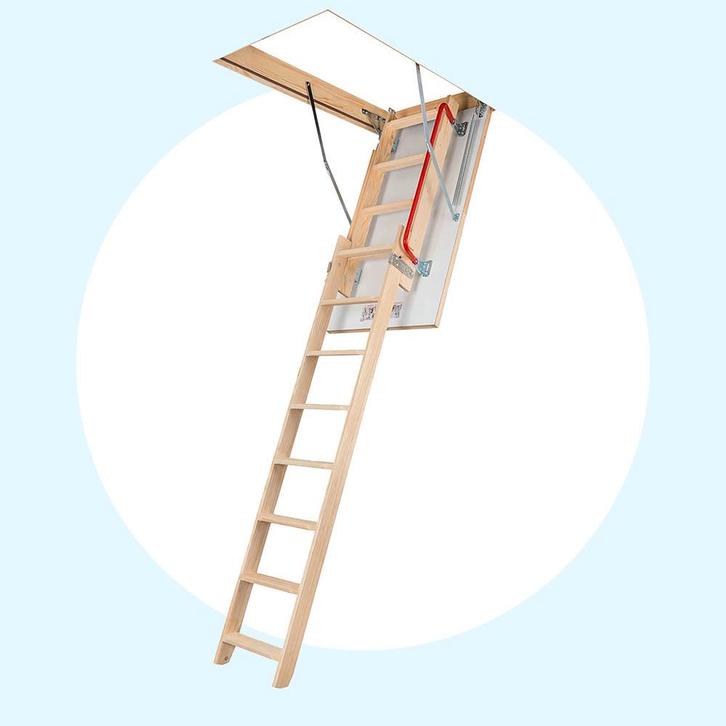 Fakro LDK vlizotrap uitschuifbaar 305/2 sparing 70x140, Doe-het-zelf en Verbouw, Ladders en Trappen, Trap, Nieuw, Verzenden