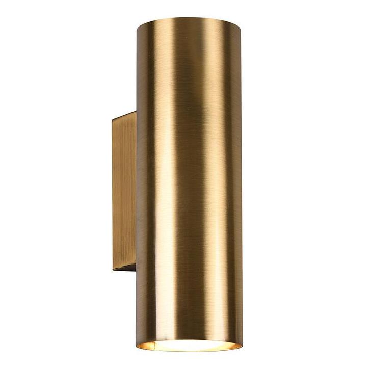 Bronzen up down wandlamp modern, Kaso, Huis en Inrichting, Lampen | Wandlampen, Nieuw, Metaal, Ophalen of Verzenden