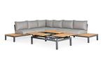 Suns Memphis loungeset 6-zits light anthracite - Sunproof, Ophalen of Verzenden, Nieuw