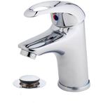 Xellanz Athos Wastafelkraan met Click Waste - Chroom, Ophalen of Verzenden, Nieuw