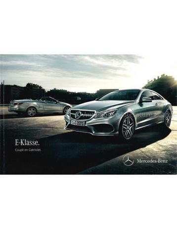 2013 MERCEDES BENZ E-KLASSE COUPÉ | CABRIOLET BROCHURE beschikbaar voor biedingen