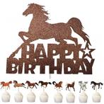 9-delige paarden taart en cupcake topper set, Hobby en Vrije tijd, Taarten en Cupcakes maken, Verzenden, Nieuw, Taarten of Cupcakes