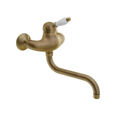 Inbouw Wastafelmengkraan Sapho Kirké 1-hendel Wit Retro, Doe-het-zelf en Verbouw, Sanitair, Kraan, Nieuw, Ophalen of Verzenden