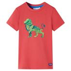 vidaXL Kindershirt 128 rood, Verzenden, Nieuw