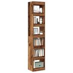 vidaXL Boekenkast/kamerscherm 40x30x198 cm oud houtkleurig, Huis en Inrichting, Kasten | Boekenkasten, Verzenden, Nieuw, Overige houtsoorten