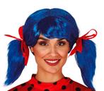 Pruik Strikjes Blauw, Hobby en Vrije tijd, Verzenden, Nieuw