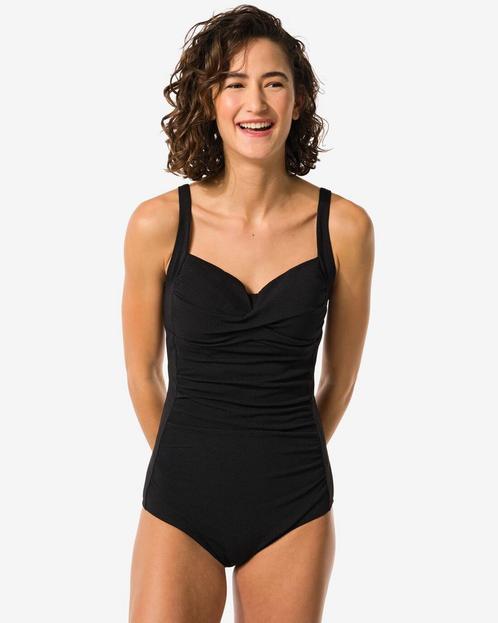 HEMA Dames badpak control zwart korting, Kleding | Dames, Overige Dameskleding, Nieuw, Verzenden