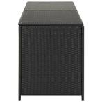 Tuinbox 200x50x60 cm poly rattan zwart (Schuurtjes-Rekken), Tuin en Terras, Verzenden, Nieuw