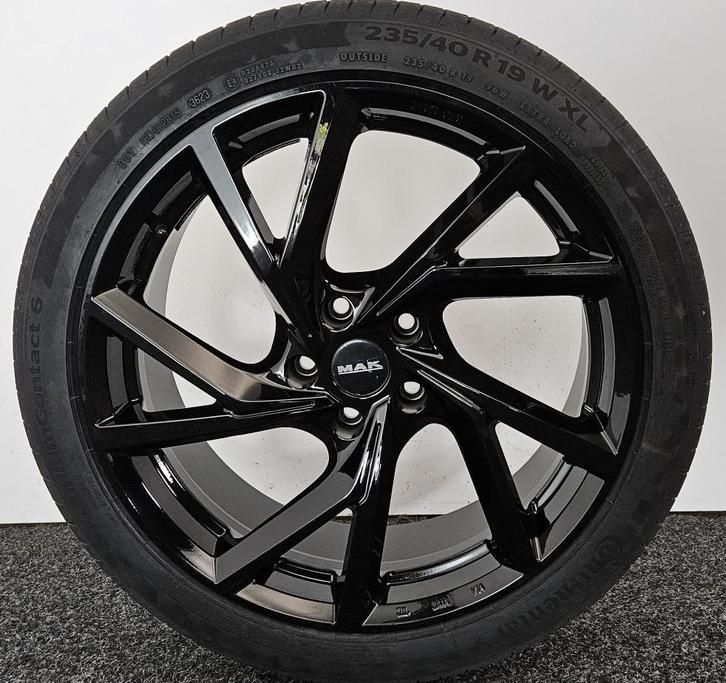 Zomerset | 19 inch MAK Kassel Gloss Black | Nieuw | VAG, Auto-onderdelen, Banden en Velgen, 19 inch, Zomerbanden, 235 mm, Personenwagen