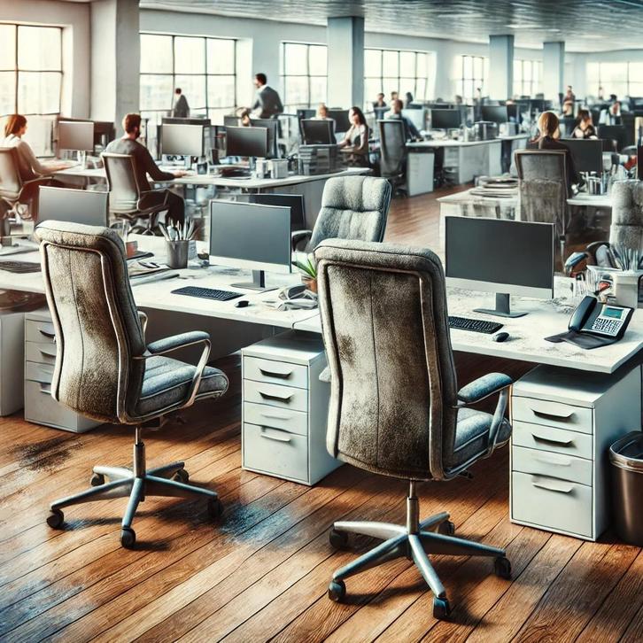 Bureaustoelen professioneel reinigen – Hygiënisch - fris, Diensten en Vakmensen, Schoonmakers en Glazenwassers, Schoonmaken bedrijfsruimte